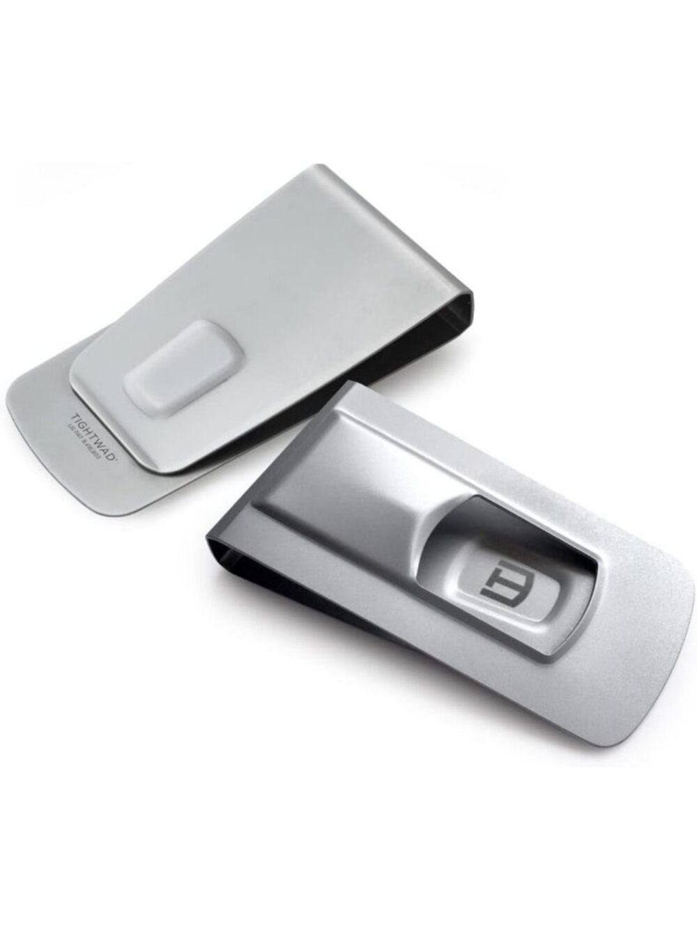 Sleek Silver Metal Money Clip | Stylish Tightwad Wallet for Men & Women